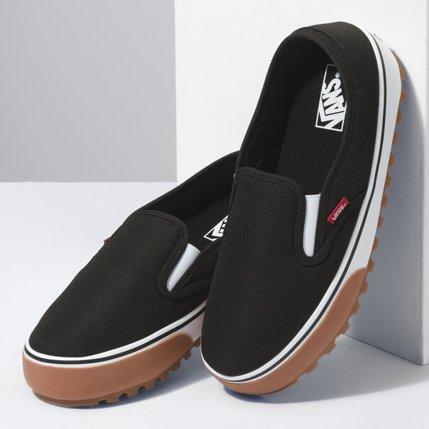 Vans Footwear UA Snow Lodge Slipper Mid- Blk/Wh