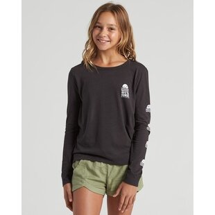 Billabong Girls' Into The Sunset LS: Off Blk
