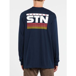 Mns Volcom Bloxer LS Tee: Nvy