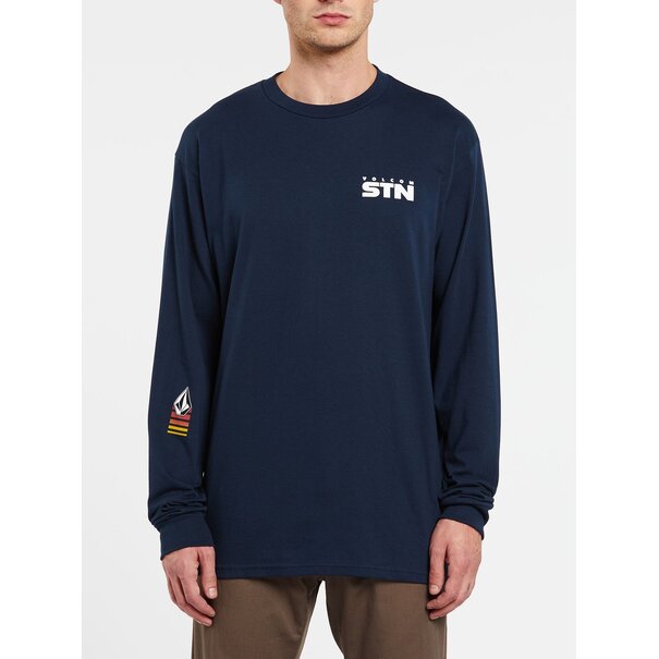 Volcom Mns Volcom Bloxer LS Tee: Nvy