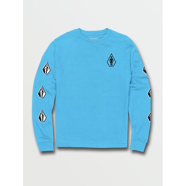 Volcom Big Boys Therthereismore Long Sleeve / Aqua