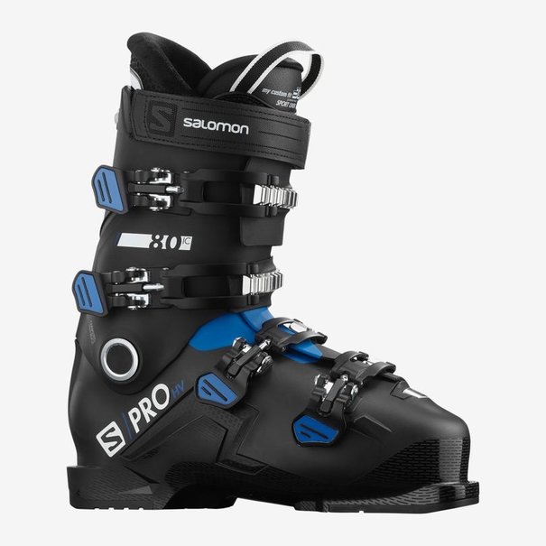 Salomon Men's  Alp. Boots S/Pro HV80 IC: Bk/Rc/B/W