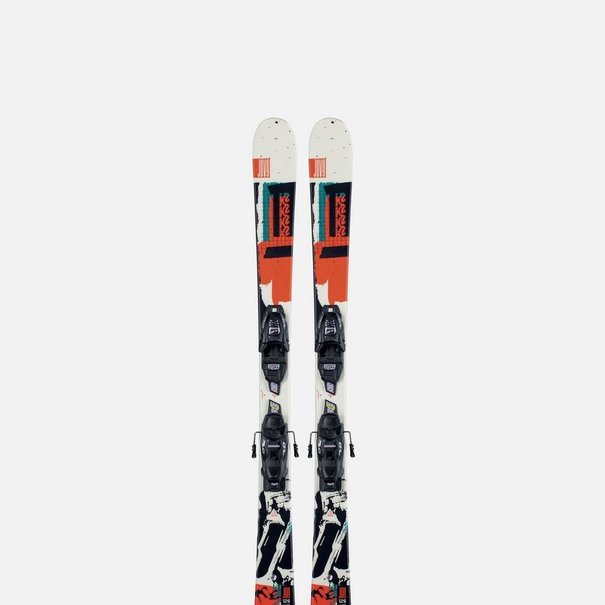 K2 Skis Kids Juvy 119 FDT 4.5 Black S 70mm