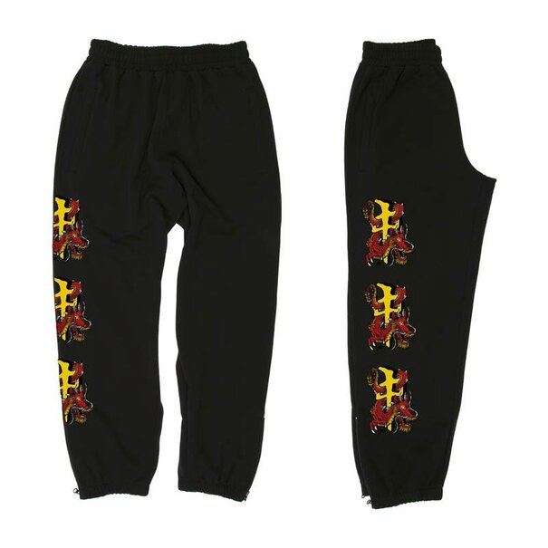 Red Dragon Apparel RDS x Steve Caballero Sweatpant - Blk/Gld