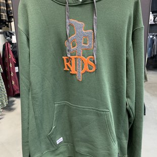 RDS Orange and Green Pullover Hoodie