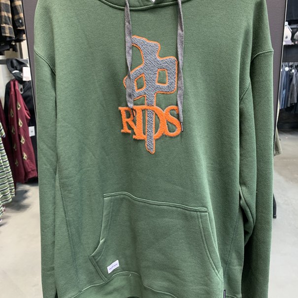Red Dragon Apparel RDS Orange and Green Pullover Hoodie