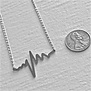 EKG Necklace: Silver