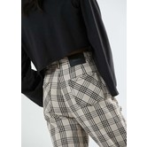 Shelby Starfield Plaid Pant / Black and Bone