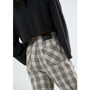 Shelby Starfield Plaid Pant / Black and Bone