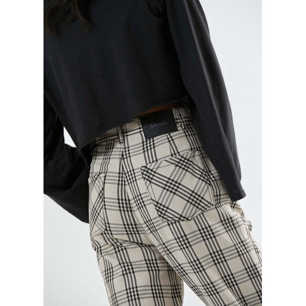 Shelby Starfield Plaid Pant / Black and Bone