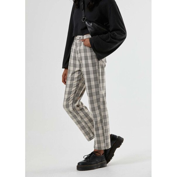 Shelby Starfield Plaid Pant / Black and Bone