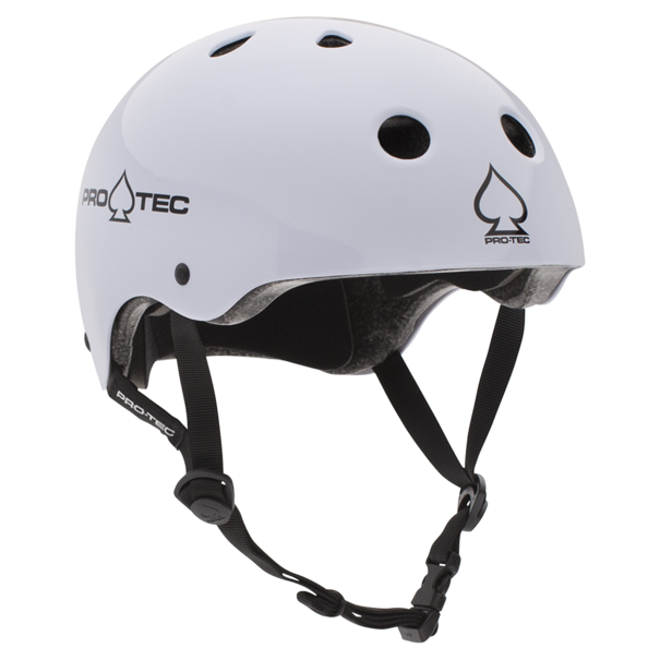 PROTEC HELMETS Pro-Tec Classic Certified Skateboard Helmet - Gloss White