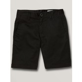 Volcom Boys Frickin Chino Shorts-Black