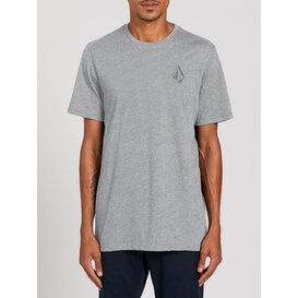 Volcom Men's Stone Tech S/S Tee-Heather Gray