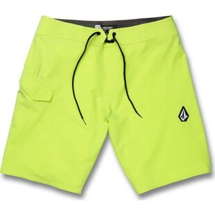 Volcom Men's Lido Solid Mod Boardshorts 20-Highlighter Green