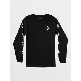 Volcom Men's Deadly Stones L/S Tee-Black