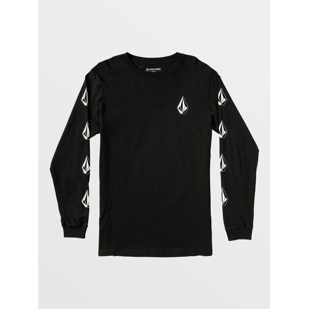 Volcom Volcom Men's Deadly Stones L/S Tee-Black