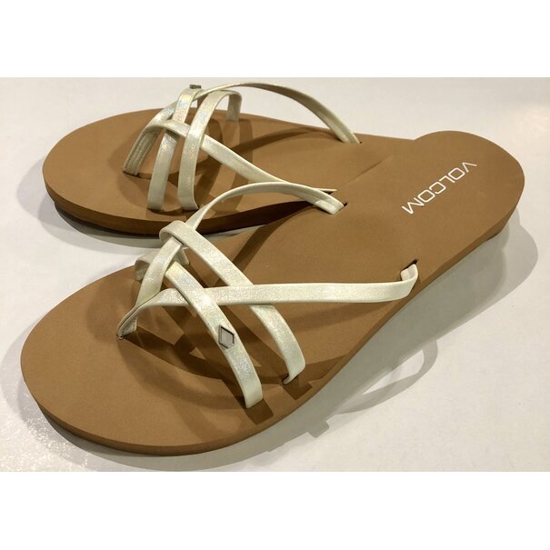 Volcom Volcom Little Girls Look Out Beach Sandal- Glow