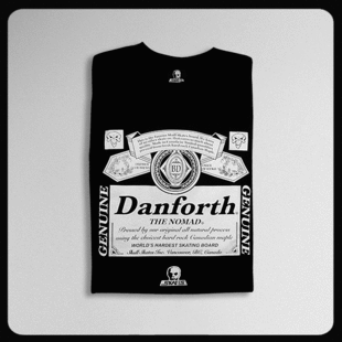 Skull Skates S/S T-shirt Danforth-Black/White