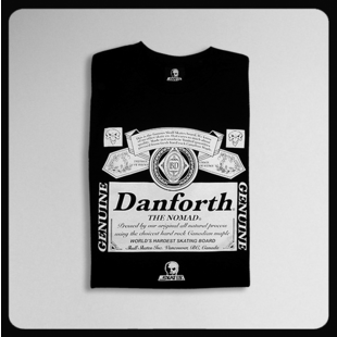 Skull Skates S/S T-shirt Danforth-Black/White
