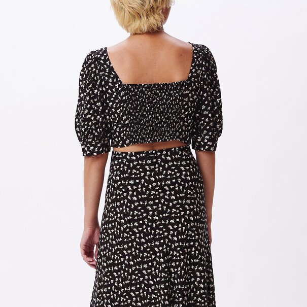 Obey Women's Capri Shirt-Black/Mutli