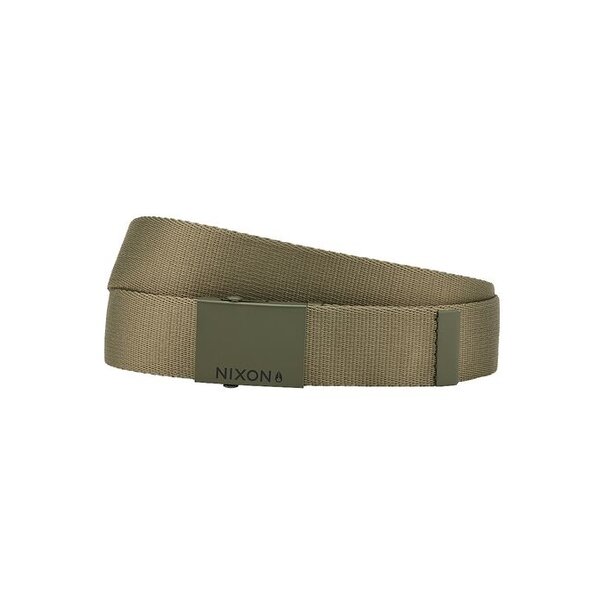 Nixon Nixon Cadet Belt-Olive 1SZ