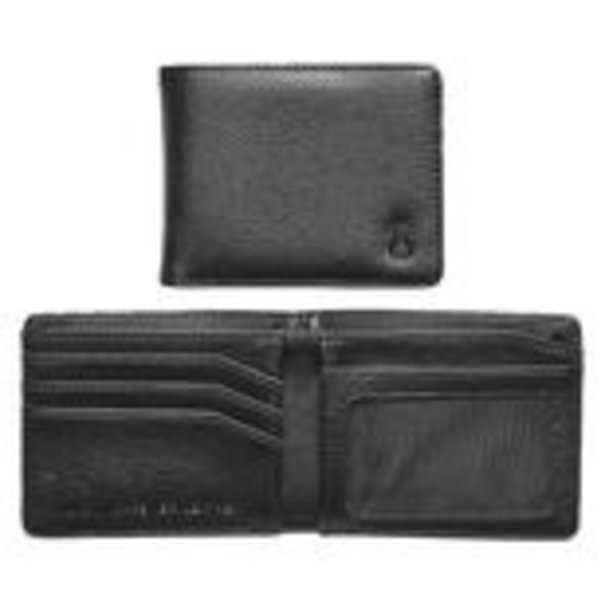 Nixon Nixon Cape Leather Wallet-Black