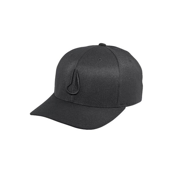 Nixon Nixon Deep Down Flex Fit F Athletic Fit Hat-Black