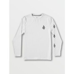 Deadly Stones Long Sleeve Rashguard / White