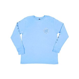 Santa Cruz Girls L/S Tee Phase Dot- Light Blue