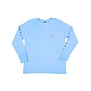 Santa Cruz Girls L/S Tee Phase Dot- Light Blue