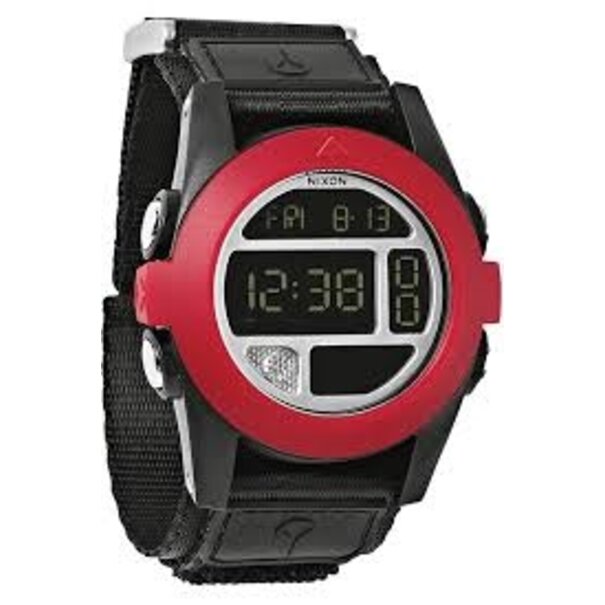 Nixon BAJA: ALL BLACK/RED