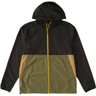 Men's Billabong Transport Windbreaker-Military