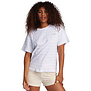 Roxy Beachy Stripe Drop Shoulder T-Shirt-Snow White Beachy Stripe