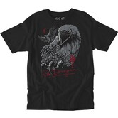 Red Dragon Eagle T-Shirt-Black