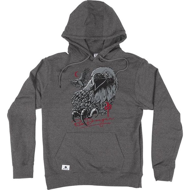 Red Dragon Apparel Red Dragon Hoodie Eagle-Charcoal