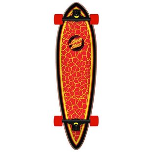 Santa Cruz Pintail Flame Dot Longboard