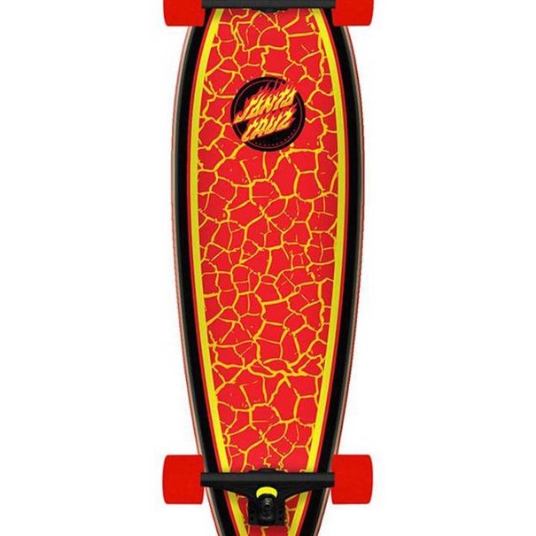 Santa Cruz Skateboards Santa Cruz Pintail Flame Dot Longboard