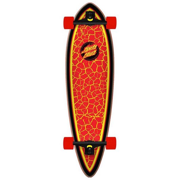 Santa Cruz Skateboards Santa Cruz Pintail Flame Dot Longboard