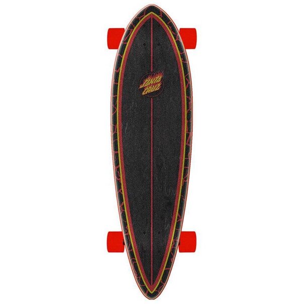 Santa Cruz Skateboards Santa Cruz Pintail Flame Dot Longboard