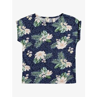 Roxy Girls African Sunset T-Shirt-Mood Indigo Animilia