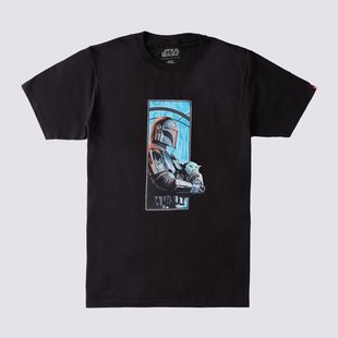 Element X Starwars Mando Child T-Shirt-Black