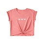 Roxy Pink Tie T-Shirt-Desert Rose
