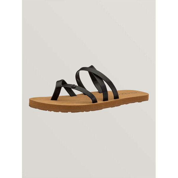 Volcom Volcom Girls Easy Breezy Big Youth Sandal-Black