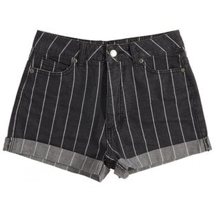 Women's Hi Roller Shorts / Faded Black