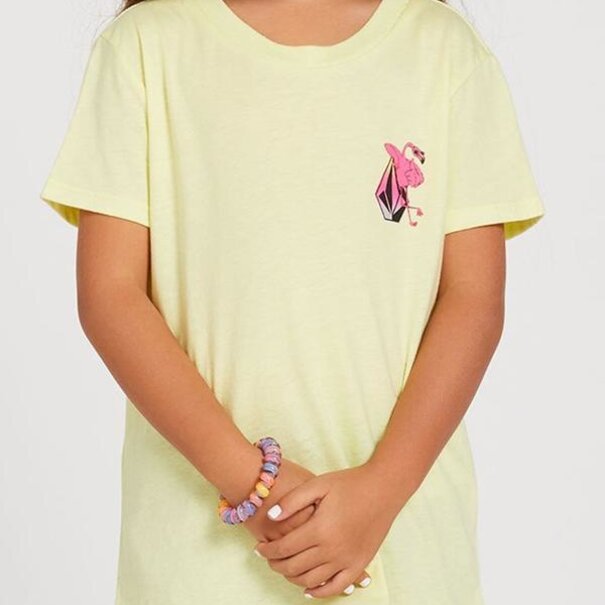 Volcom Volcom Little Girls Last Party Tee Tropic Yellow