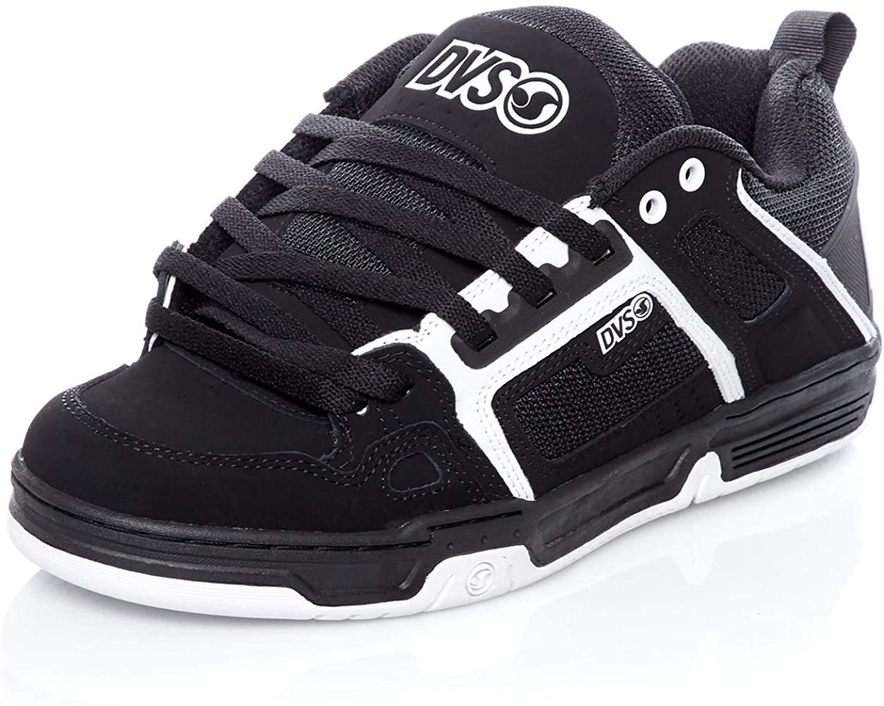 DVS Comanche Black White Nubuck Shoes Medicine Hat The Boarding