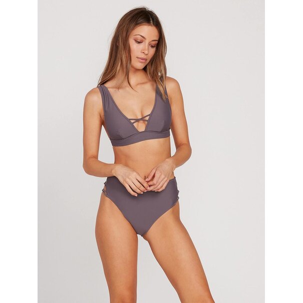 Volcom Volcom Simply Solid Halter Steel Purple