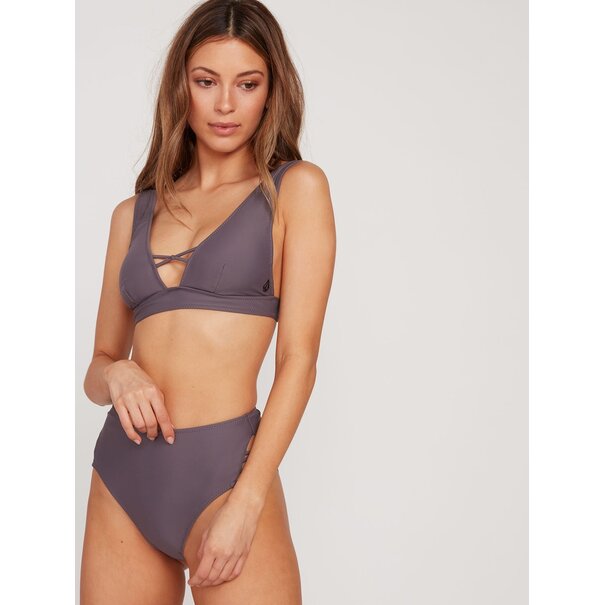 Volcom Volcom Simply Solid Halter Steel Purple