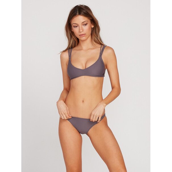 Volcom Volcom Simply Solid  V-Neck Steel Purple